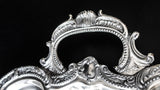 Vintage Silver Plate Footed Serving Tray Birmingham Silver Co BIM18 Trays & Platters