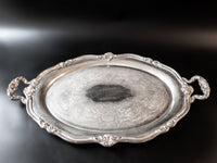 Vintage Pewter Serving Tray Reed Barton Regent 5601 Trays