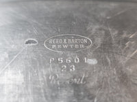 Vintage Pewter Serving Tray Reed Barton Regent 5601 Trays