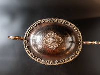 Vintage Bronze Covered Bowl Handcrafted Centerpiece Mantel Decor Ice Buckets