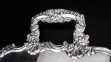 Antique Silver Plate Serving Tray Sheffield Reproduction Henry Birks And Sons Trays