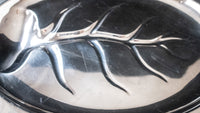 Vintage Silver Plate King Francis Footed Meat Platter With Well Reed And Barton Trays