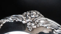 Vintage Silver Plate King Francis Footed Meat Platter With Well Reed And Barton Trays
