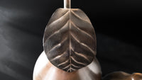 Pair Of Large Bronze Tone Pear Sculptures
