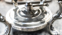 Vintage Silver Plate Samovar Coffee Urn 25 Cup Tea Warmer Hot Water Dispenser Tea Sets