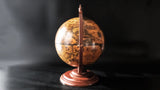 Vintage Tantalus Globe Hidden Bar Table Top Bar 16th Century Map Italian Barware