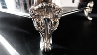 Reed And Barton Silver Plate Covered Dish With Glass Casserole 4 Quart Dining & Serving