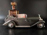 Vintage Rolls Royce Decanter Shot Glasses With Music Box Barware