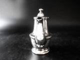Clinton Cafeteria Restaurant Silver Soldered Teapot San Francisco Advertisements