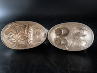 Antique Cambodian Silver Betel Box Khmer Elephant T90 Repousse