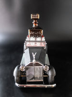 Vintage Rolls Royce Decanter Shot Glasses With Music Box Barware