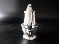 Clinton Cafeteria Restaurant Silver Soldered Teapot San Francisco Advertisements
