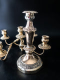 Vintage Gold Tone Candelabra Candle Holder 18" Tall Convertible Candelabras