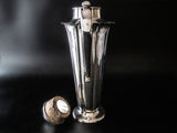 Vintage Silver Plate Cocktail Shaker Beverage Dispenser Meriden Silver Co Cocktail Shakers
