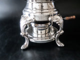 Vintage Silver Plate Samovar Coffee Urn With Burner Tea Warmer Hot Water Dispenser Tea Sets