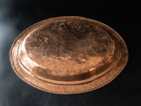 Hammered Copper Food Dome And Platter Platters
