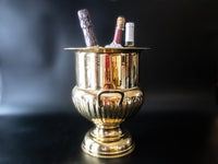 Vintage XL Brass Trophy Loving Cup Urn Champagne Bucket Ice Bucket Ice Buckets