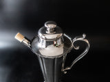 Vintage Silver Plate Cocktail Shaker Beverage Dispenser Meriden Silver Co Cocktail Shakers