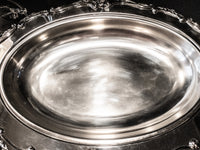 Vintage Electric Silver Plate Covered Casserole Chafing Dish With Tag chafing dish