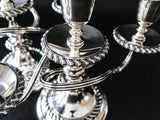 Vintage Silver Plate Candelabra Pair Candle Holders Freidman Silver Co Candelabras