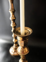 Vintage Tall Brass Candle Holders Pair Altar Candles 36" Candlestick Holders