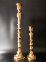 Vintage Tall Brass Candle Holders Pair Altar Candles 36" Candlestick Holders