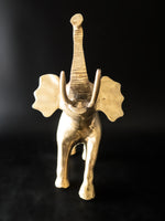 Large Brass Elephant Doorstop Statue Sculpture 15" X 13" Elephant Statues