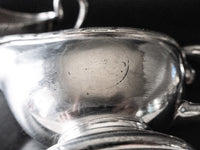 Antique Silver Soldered Union Pacific Railroad Sunset Sauce Boats 1910 Memorabilia