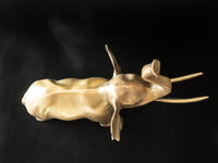 Large Brass Elephant Doorstop Statue Sculpture 15" X 13" Elephant Statues