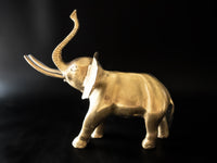 Large Brass Elephant Doorstop Statue Sculpture 15" X 13" Elephant Statues