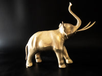 Large Brass Elephant Doorstop Statue Sculpture 15" X 13" Elephant Statues