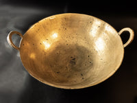 Vintage XXL Brass Bowl Centerpiece 24" Kadhai Bowls
