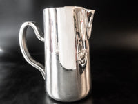 Vintage Large Hotel Style Silver Soldered Ice Water Pitcher Large 64 oz Pitchers