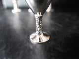 Vintage Silver Plate 8 Goblets Name Card Holders Place Card Menu Holder IOB Dining & Serving