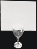 Vintage Silver Plate 8 Goblets Name Card Holders Place Card Menu Holder IOB Dining & Serving