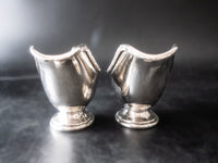 Antique Silver Soldered Union Pacific Railroad Sunset Sauce Boats 1910 Memorabilia