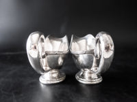 Antique Silver Soldered Union Pacific Railroad Sunset Sauce Boats 1910 Memorabilia