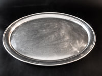 Vintage Hotel Silver Soldered Serving Tray Neptune RAB Gebr Hepp 90 Trays