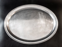 Vintage Hotel Silver Soldered Serving Tray Neptune RAB Gebr Hepp 90 Trays