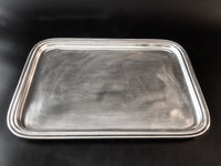 Silver Soldered Serving Tray Rectangle Hotel Style Silver 1981 Trays