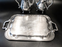 Vintage Silver Plate Coffee Tea Service Set La Reine By Wallace Tea Sets