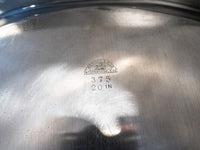 Antique Silver Plate Oval Octagon Serving Meriden Art Deco Trays & Platters