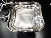 Vintage Silver Plate Candelabra Candle Holder 18" Tall Convertible Candelabras
