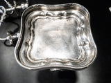 Vintage Silver Plate Candelabra Candle Holder 18" Tall Convertible Candelabras