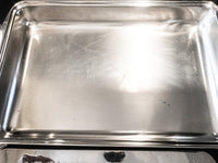Vintage Large Electric Silver Plate Covered Casserole Chafing Dish Casserole Dishes