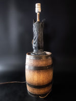 Hitching Post Table Lamp With Barrel Horse Head Table Lamps