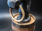 Hitching Post Table Lamp With Barrel Horse Head Table Lamps