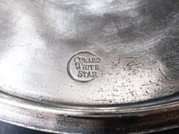 Silver Plate Queen Mary Lidded Meat Dish Cunard White Star Steamship Circa 1936 Advertisements