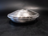 Silver Plate Queen Mary Lidded Meat Dish Cunard White Star Steamship Circa 1936 Advertisements