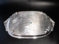 Baroque By Wallace Silver Plate Pierced Tray Trays